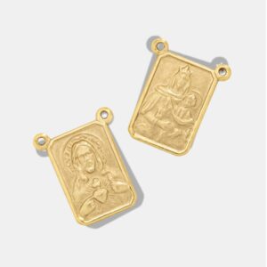 pingente ouro 18k escapulário