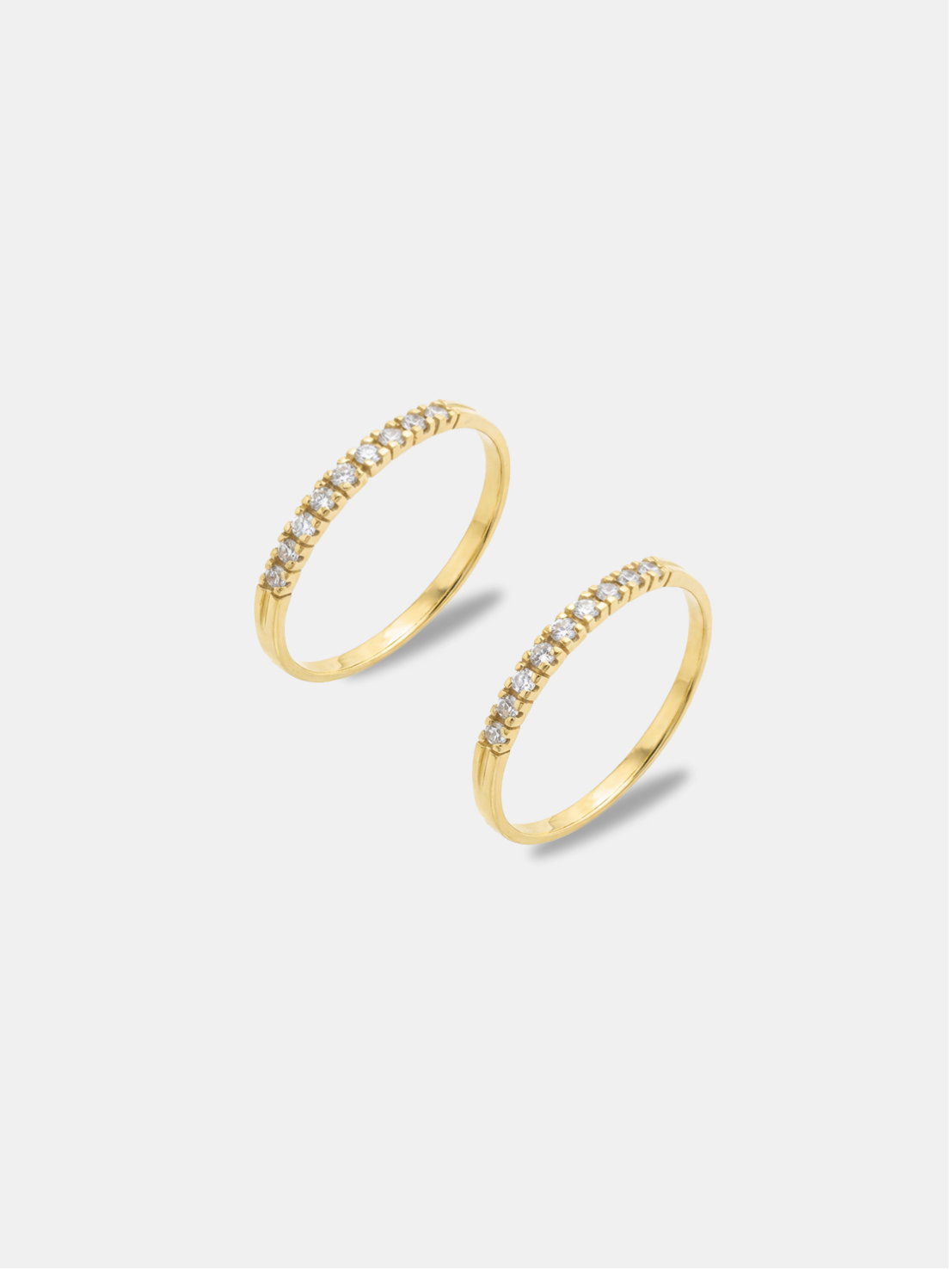 aparador de alianças ouro 18k com pedrarias