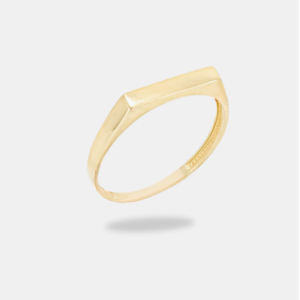 anel ouro 18k sinete