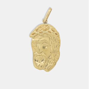 pingente ouro 18k face de jesus
