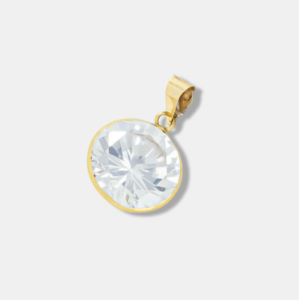 pingente ouro 18k ponto de luz G