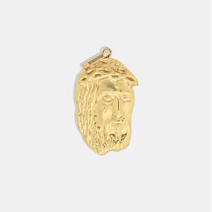 pingente ouro 18k face de cristo p