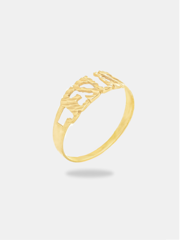 anel ouro 18k Jesus anel ouro 18k Jesus