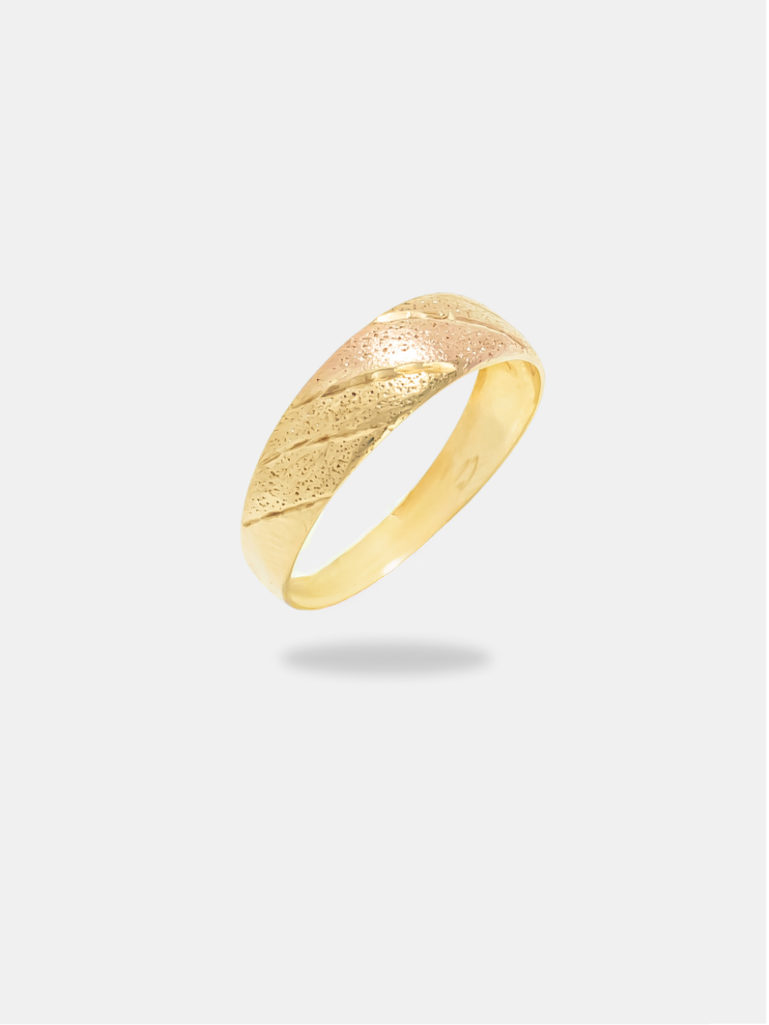 anel ouro 18k ouro AMARELO e rose
