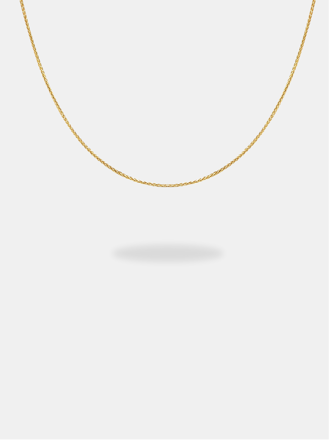 Corrente Ouro 18k Elo Palmeira 40cm