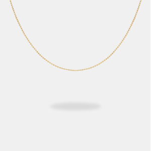 Corrente Ouro 18k Elo Bolinha 40cm