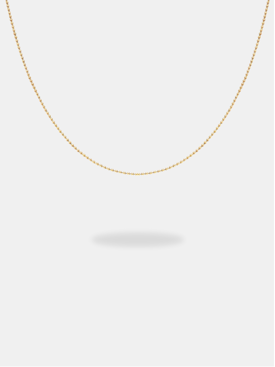 Corrente Ouro 18k Elo Bolinha 40cm