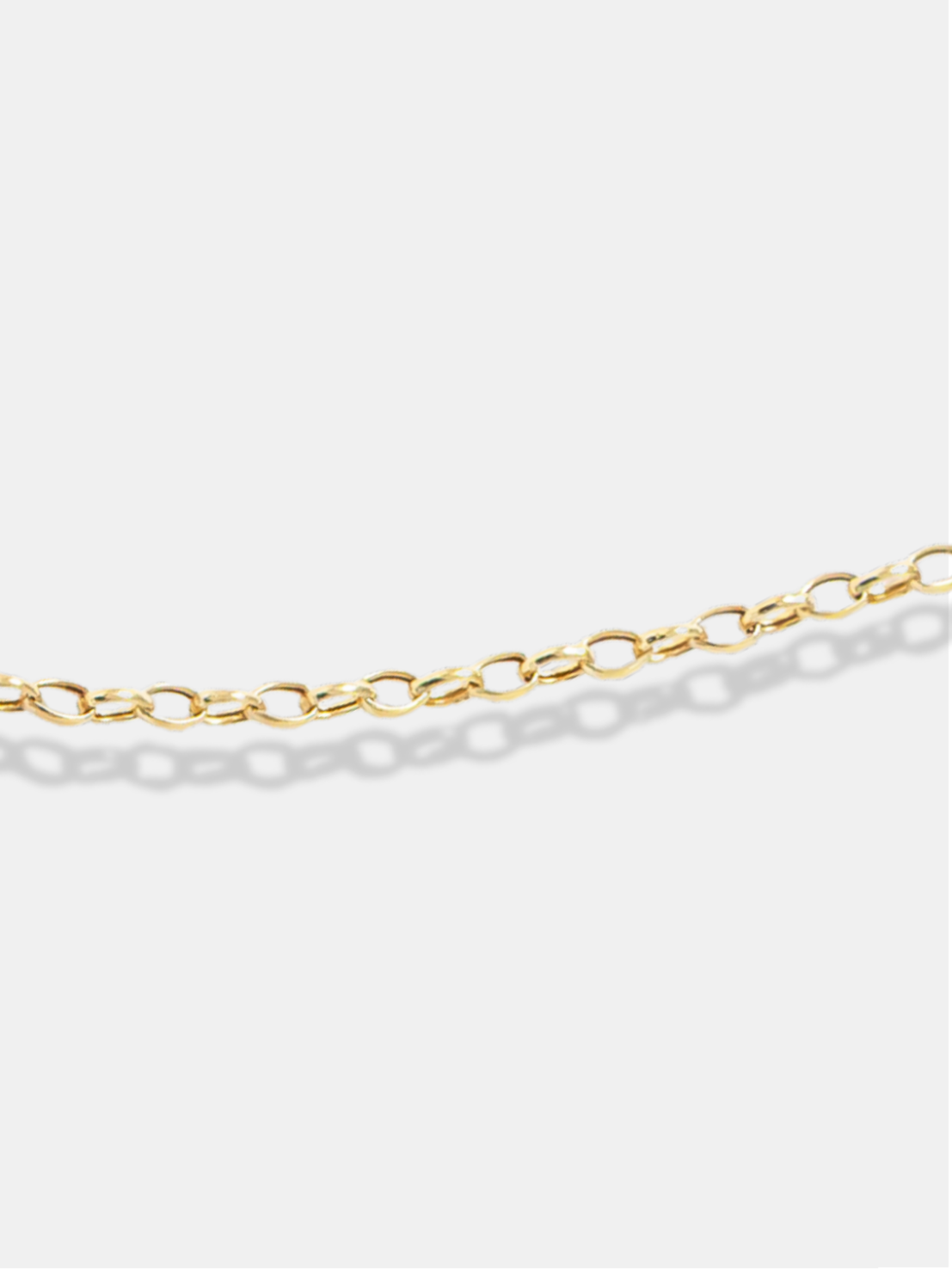 corrente ouro 18k elo grão de arroz