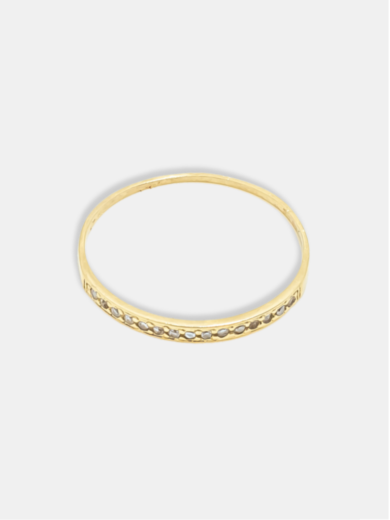 anel ouro 18k com pedrarias