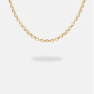 Corrente Ouro 18k Elo Português Médio 44cm