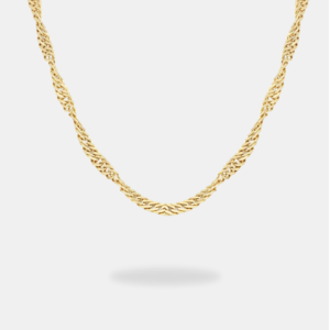 corrente ouro 18k singapura g