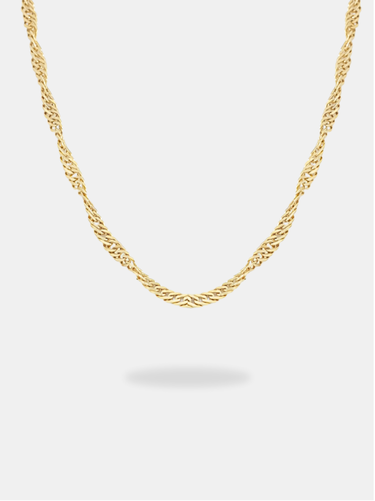 corrente ouro 18k singapura g