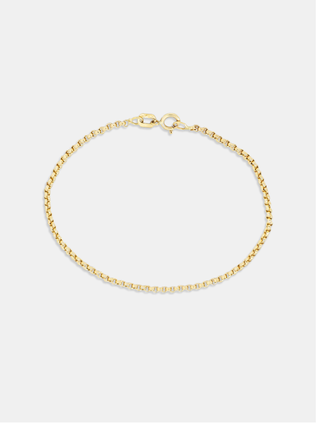 pulseira ouro 18k elos portugues fina 16cm