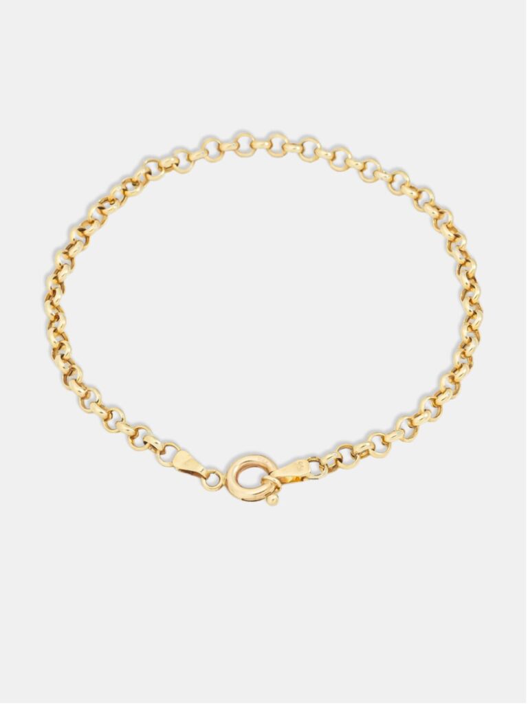 Pulseira Ouro 18k Elo Português 20cm