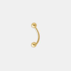 piercing ouro 18k para umbigo bolinha M