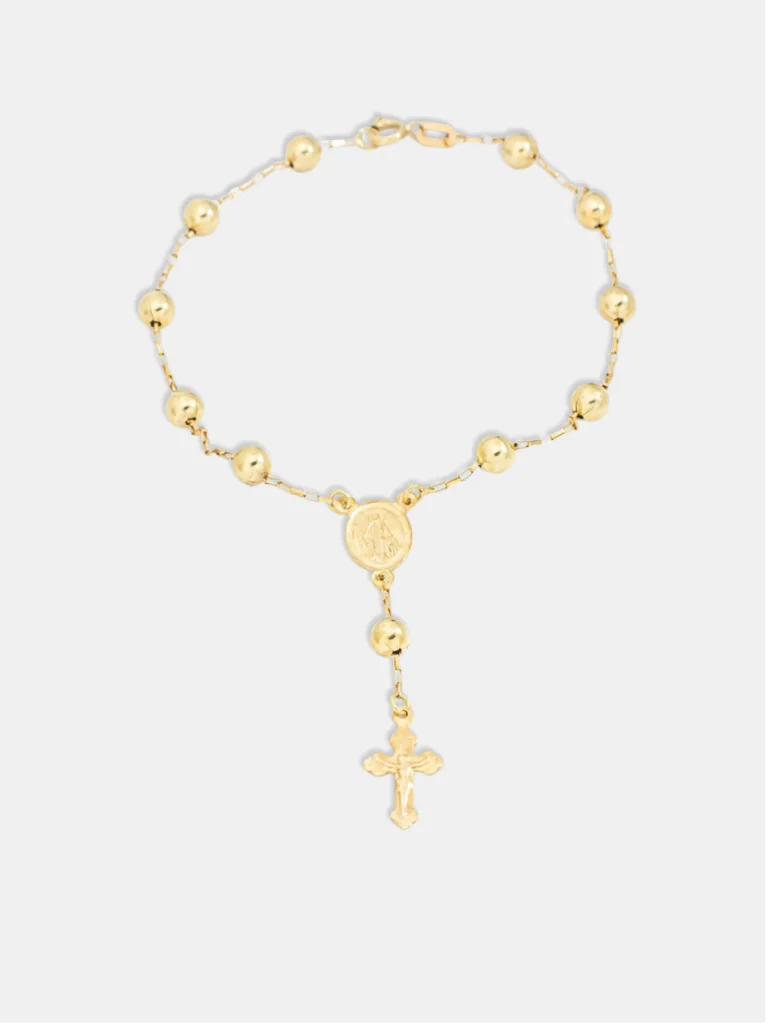 pulseira ouro 18k cartier terço 16cm