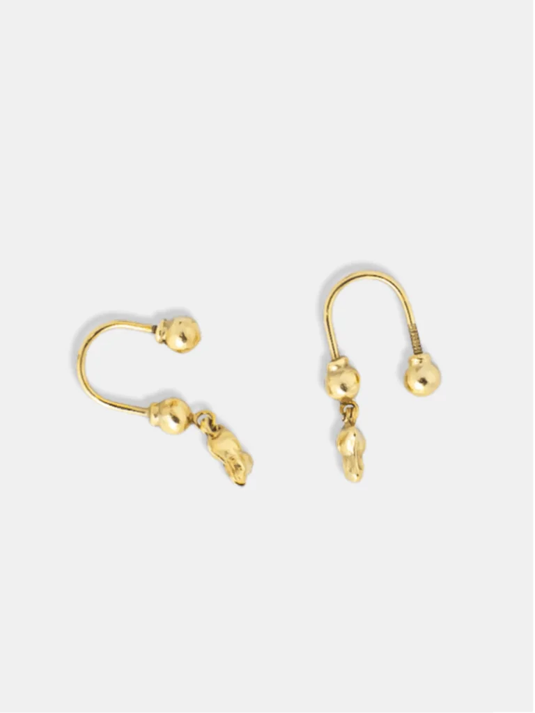 Brinco Ouro 18k Ursinho Baby Articulado PP