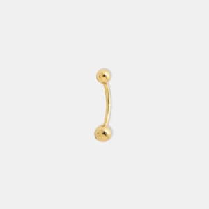 piercing ouro 18k para umbigo bolinha G